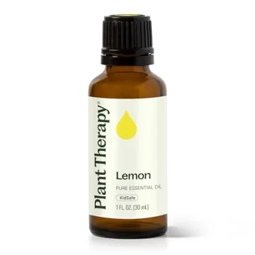 Plant Therapy Lemon Essential Oil 30 mL - 100% Pure Aromatherapy Oil for Home and Skin