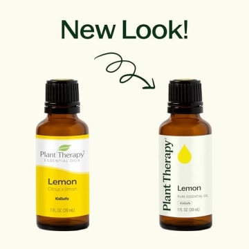 Plant Therapy Lemon Essential Oil - 100% Pure for Wellness