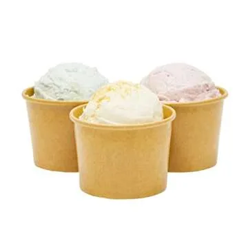 Juvale 50 Pack Disposable Ice Cream Cups for Every Occasion