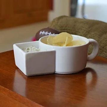 TIYOORTA Multi-Compartment Snack Bowl for Delicious Meals
