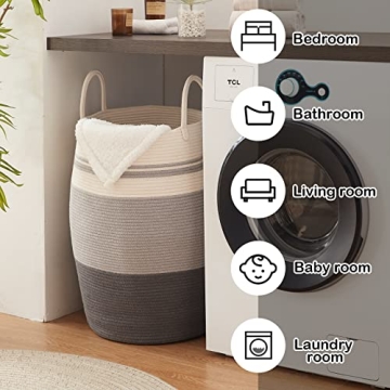 Elegant OIAHOMY Laundry Hamper - Large, Durable, Versatile