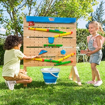 Board Masters Waterwall Sensory Table for Kids | 27 Accessories