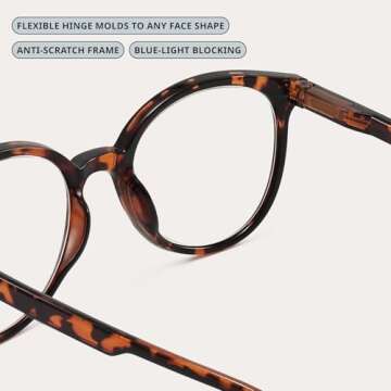 GIBLOGO Reading Glasses for Women/Reading Glasses Men Eye Glasses Blue Light Reading Glasses Cheaters Eyeglasses