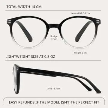 GIBLOGO Reading Glasses for Women/Reading Glasses Men Eye Glasses Blue Light Reading Glasses Cheaters Eyeglasses