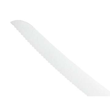 Mercer Culinary M23880 Millennia Black Handle, 10-Inch Curved Wavy Edge, Bread Knife