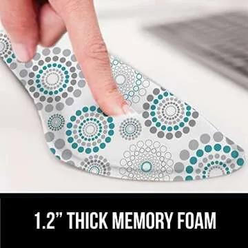 Gorilla Grip Gel Memory Foam Wrist Rest Set for Ergonomic Support