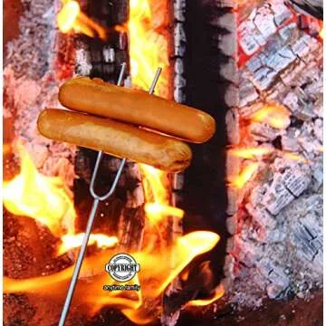 Extending Marshmallow Roasting Sticks Set for Campfire Fun