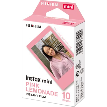 FUJIFILM Instax Mini Pink Lemonade Film - 10 Shots