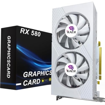 KAER RX580 8GB Graphics Card - Power Your Gaming Experience!