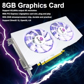 Powerful KAER RX580 8GB Graphics Card for Gamers