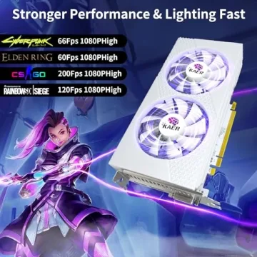 Powerful KAER RX580 8GB Graphics Card for Gamers