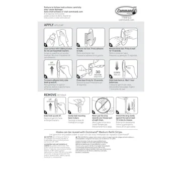 Command Medium Designer Hooks for Damage-Free Wall Hanging