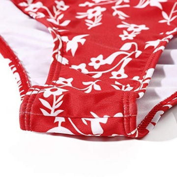 Stylish Women's Shirred Bandeau Bikini Set for Summer Fun