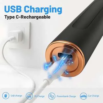 Electric Tooth Polisher Kit with 4 Speed Modes & Travel Case