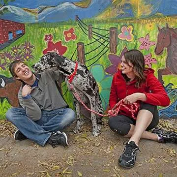 Mendota Pet Lush Snap Leash for Large Breeds, Black 1/2" x 6 ft