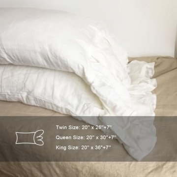 French Linen Pillow Case for Luxurious Comfort