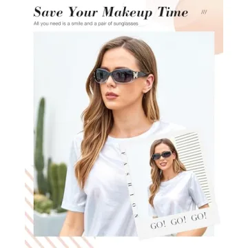 LVIOE Polarized Sunglasses for Women, Fashion Butterfly Decoration Driving Fishing-99.99% UV Protection