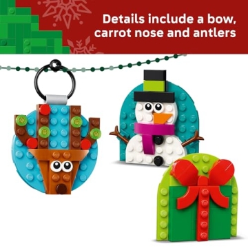 LEGO Christmas Ornament Set - Holiday Fun for Ages 6+
