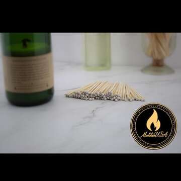 Decorative Glass Matches Cloche - Perfect Gift for Candle Lovers