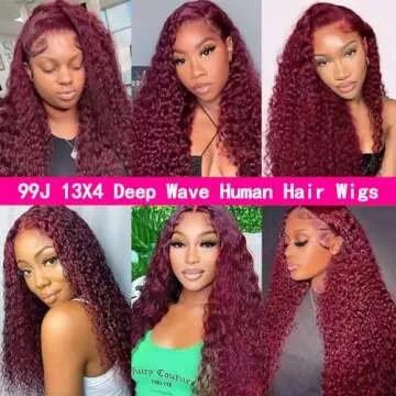 DULTEV Burgundy Lace Front Wig for Glamorous Looks
