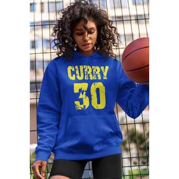 Expression Tees Youth Hoodie Curry #30 LargeRoyal Blue