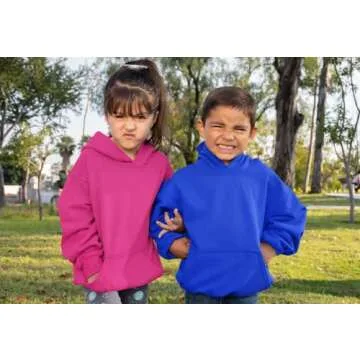 Expression Tees Youth Hoodie Curry #30 LargeRoyal Blue