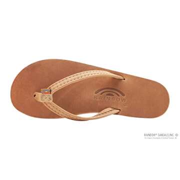 Rainbow Sandals Ladies Luxury Leather Arch Support Sandals
