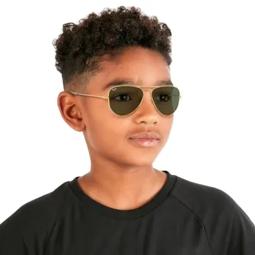 Ray-Ban Kids Rj9506S Metal Aviator Sunglasses