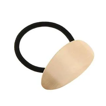 10 Pcs Metal Hair Accessories - Gold Alloy Hair Ties, Ponytail Holders, Cuff Wraps for Women & Girls