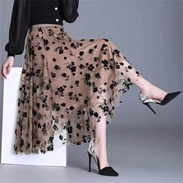 Shop Women Tutu Tulle Skirt - Elegant Layered Floral Design