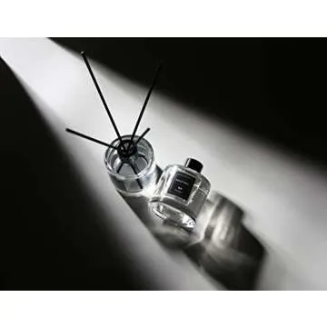 Reed Diffuser Set Of 3 For Bathroom Air Fresheners, Oil Diffuser Sticks | Fresh Linen, Ocean, Eucalyptus & Mint Scent(1.7 fl oz Each Pack) Fragrance With 12 Sticks Defusers | Shelf Decor