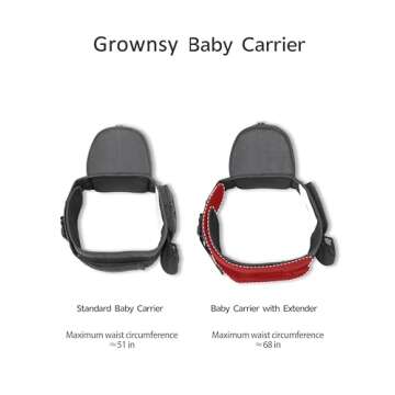 Grownsy Baby Carrier Extenders – Adjustable to 68 Inches for All Parents