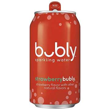 bubly Sparkling Water Berry Bliss Sampler Pack of 18