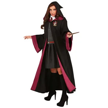Harry Potter Women's Hermione Costume Set - Gryffindor Robe