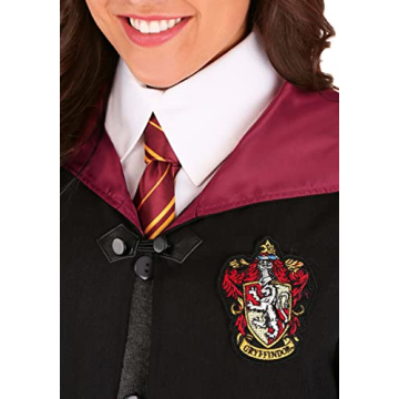 Harry Potter Women's Hermione Costume Set - Gryffindor Robe