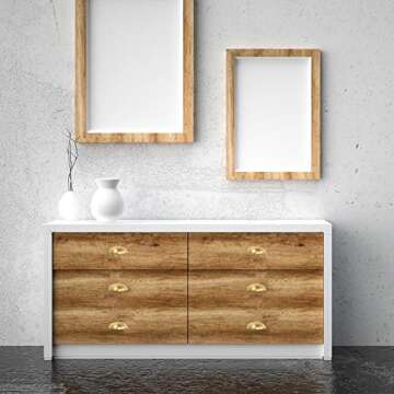 goldenwarm 10 Pack 3 in Light Brass Bin Cup Pulls Brushed Gold Cabinet Pulls Gold Cup Drawer Dresser Hardware Closet Door Pulls