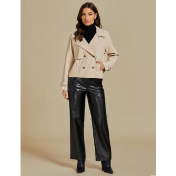 Luvamia Women's Stylish Trench Coat for Fall Fashion