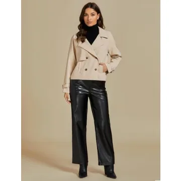 Luvamia Women's Stylish Trench Coat for Fall Fashion