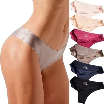 VISSAY Sexy Panties for Women | Silky Seamless No Show Underwear | Cheeky Hipster (XS)