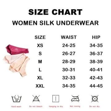 VISSAY Silky Seamless No Show Bikini Panties for Women