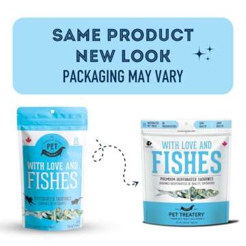 The Granville Island Pet Treatery Sardines for Dogs & Sardines for Cats (7.4 oz, Pack of 1) - Dehydr...