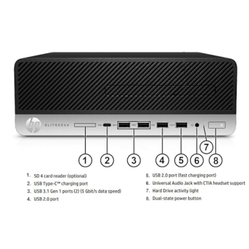 Enhance Productivity with HP EliteDesk 705 G4 SFF PC, Ryzen 3, 16GB RAM, 512GB SSD, Windows 11 Pro