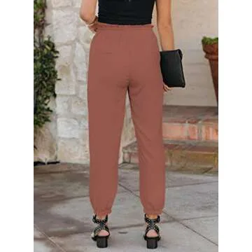 Welinone Women's Comfy Casual Pants with Pockets