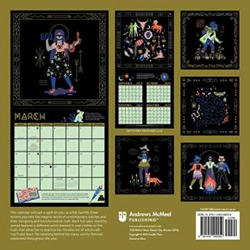 Modern Witch 2020 Wall Calendar