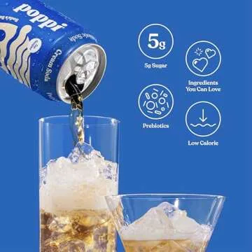 Poppi Prebiotic Sparkling Soda - Refreshing Gut Health Drink