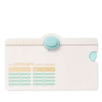 We R Memory Keepers Mini Envelope Punch Board, Scoring Tool, Corner Punch, Measuring Guide, Envelopes for Party Invitations, Graduation, Birthday Cards, Party Decorations, Office Handouts, and More