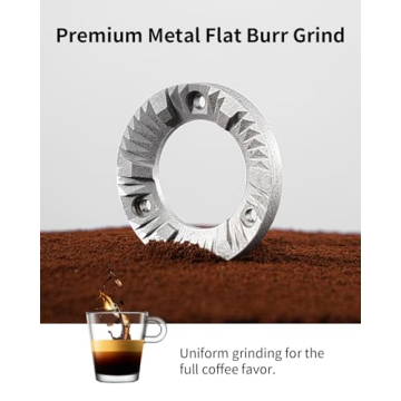 SHARDOR Electric Burr Coffee Grinder - Adjustable Grind & Timer