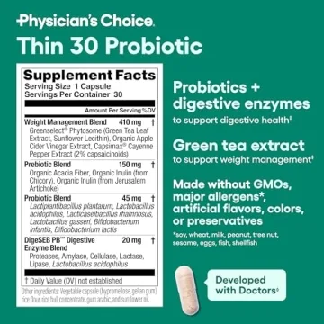 Physician's Choice Probiotic for Weight Management & Bloating