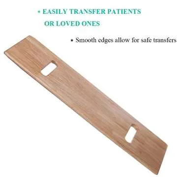 Wooden Slide Transfer Board - Safe, Durable & Easy to Use