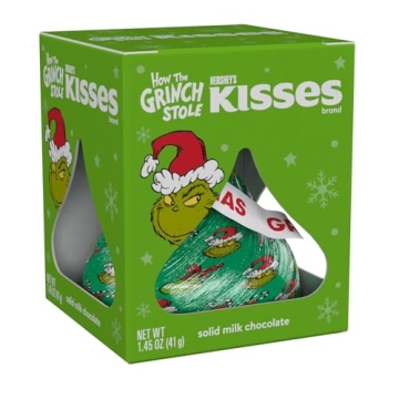 HERSHEY'S Grinch Foil Milk Chocolate KISS - 1.45 oz